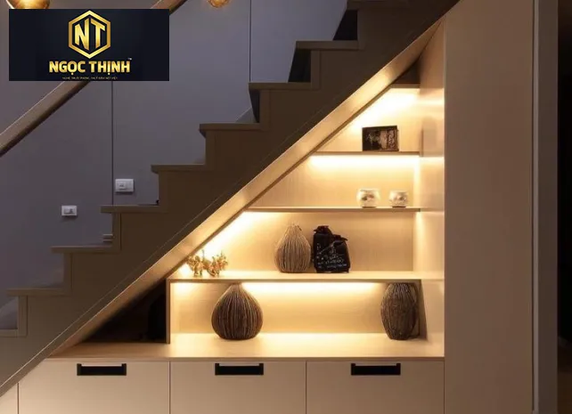 KỆ CẦU THANG ĐA TIỆN DỤNG - KCT014